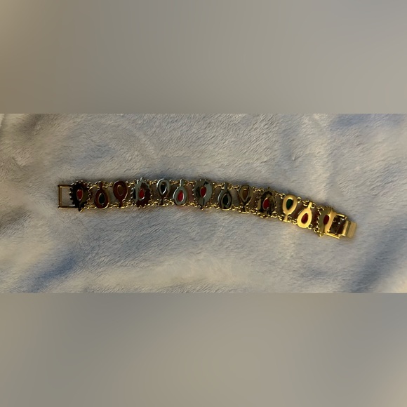 Like New Kate Spade Flight of Fancy Balloon Bouquet Bracelet 12k Gold Plate - Picture 3 of 8